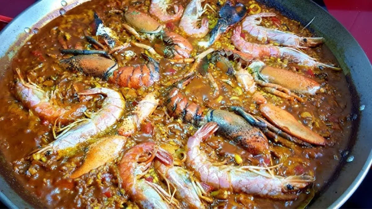 Arroz con bogavante y gambas