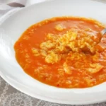 Receta Crema de bogavante con arroz