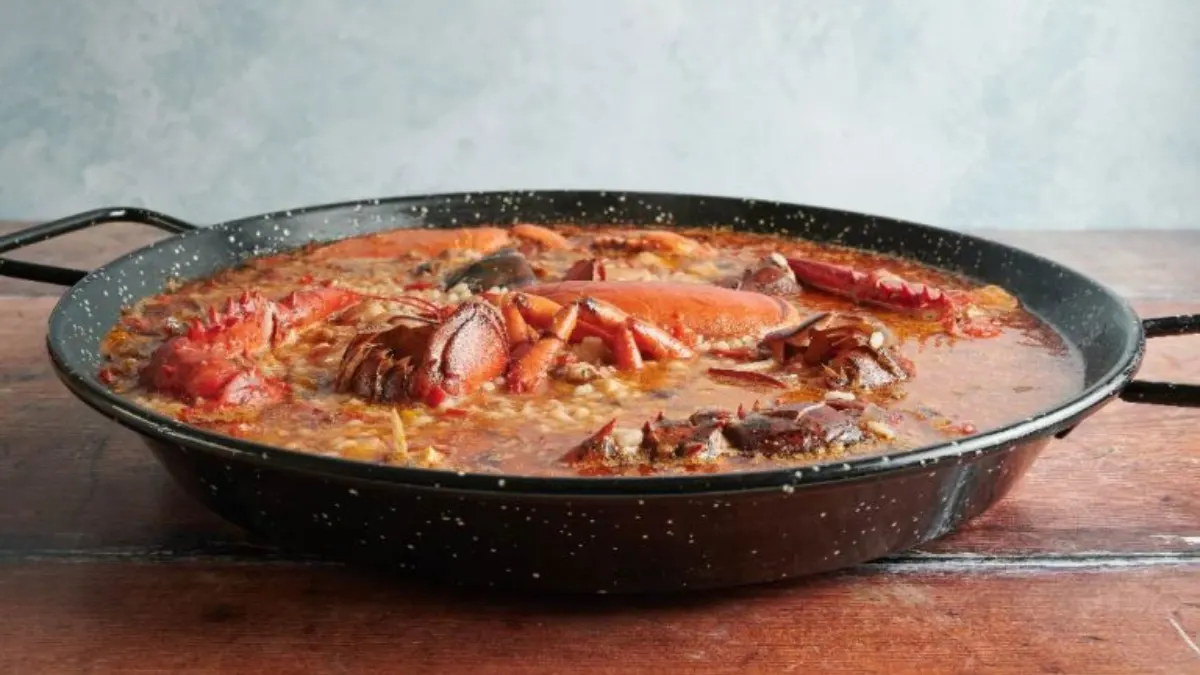 coccion bogavante para la crema de bogavante con arroz