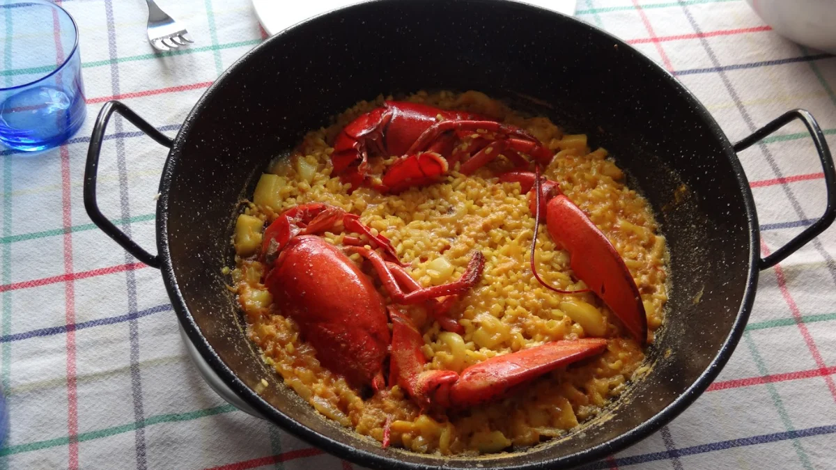 ingredientes arroz con bogavante y sepia