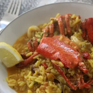 receta Arroz caldoso con bogavante y nécoras
